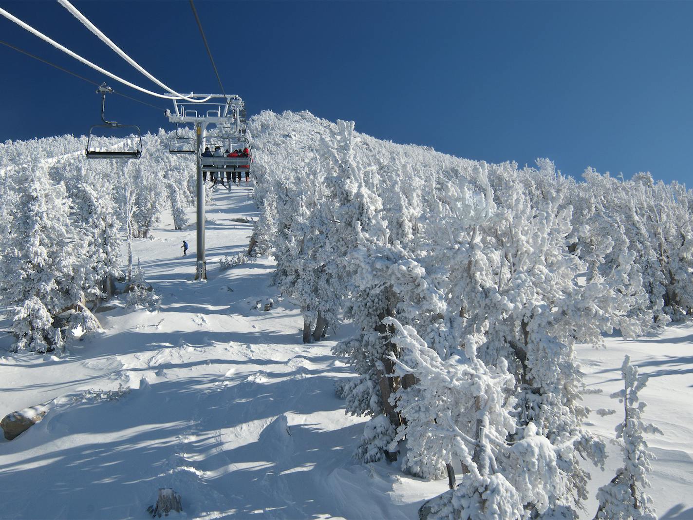 Ski lift in Tahoe